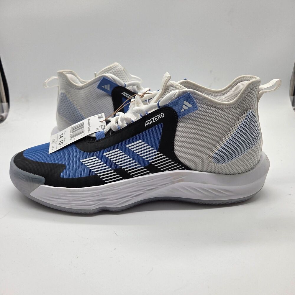 Adidas Adizero Select Basketball Shoes 'Blue Fusion' Men Size 14
